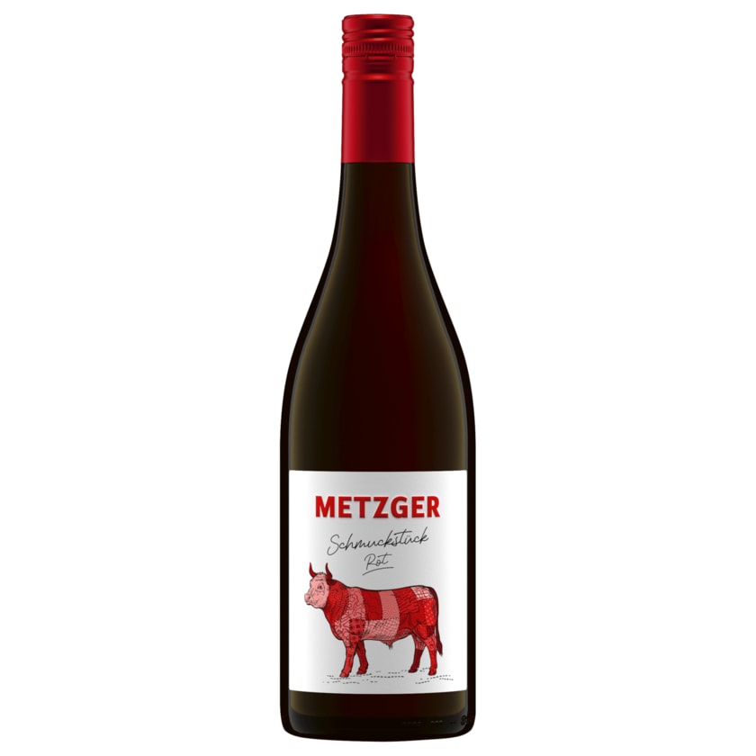 Metzer Rotwein Schmuckstück halbtrocken 0,75l